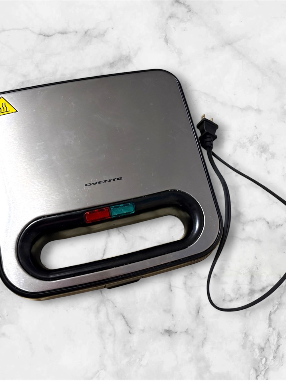 OVENTE Electric Panini Press Grill with Nonstick Plates